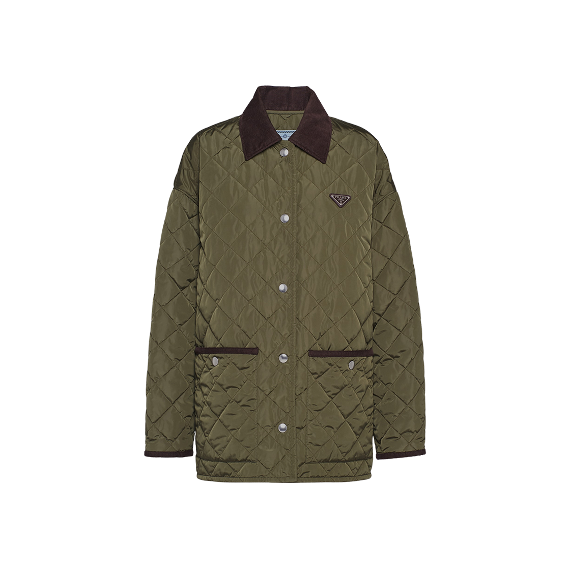 (W) Prada Light Re-Nylon Jacket Military Green 상세 이미지 1