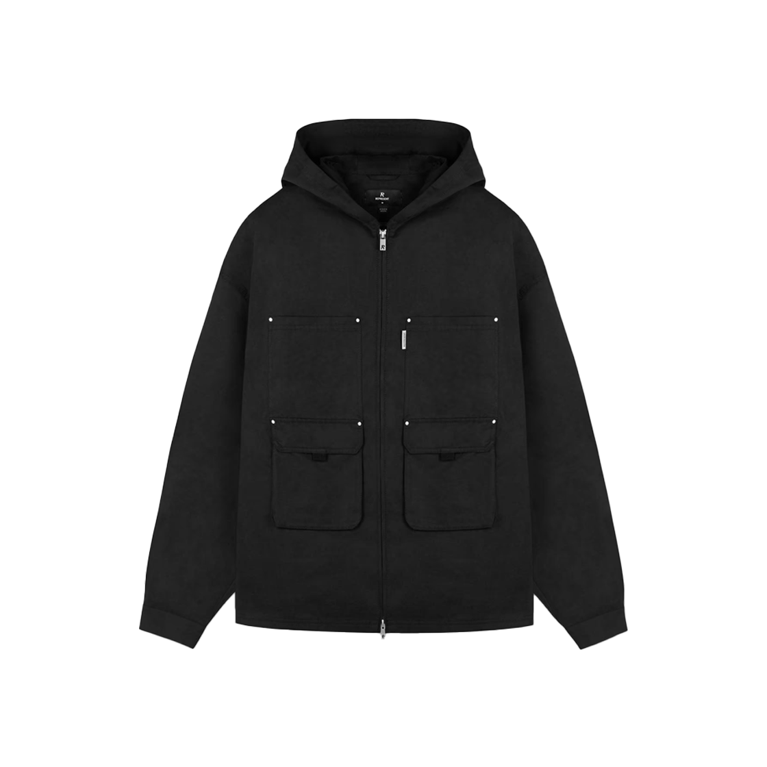 리프레젠트 유틸리티 후디 셔츠 제트 블랙 - 24FW(Represent Utility Hooded shirt Jet Black - 24FW)