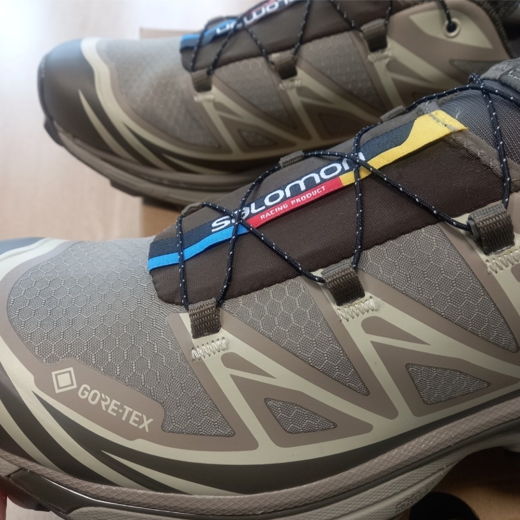 Salomon XT-6 Gore-Tex Vintage Khaki 착용 스타일 - 1