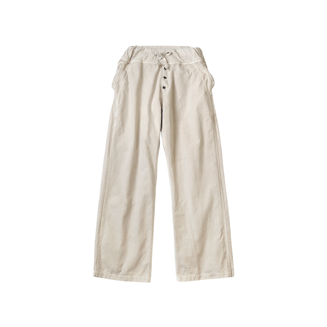 Kapital Thin Canvas Nouvelle Pants Beige 상세 이미지 1