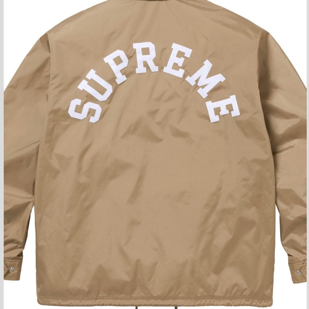 Supreme x Champion Coaches Jacket Navy - 24SS, Supreme x Champion Coaches Jacket Black - 24SS 착용 스타일 - 5