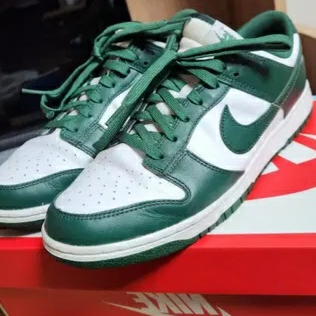 Nike Dunk Low Retro Varsity Green 착용 스타일