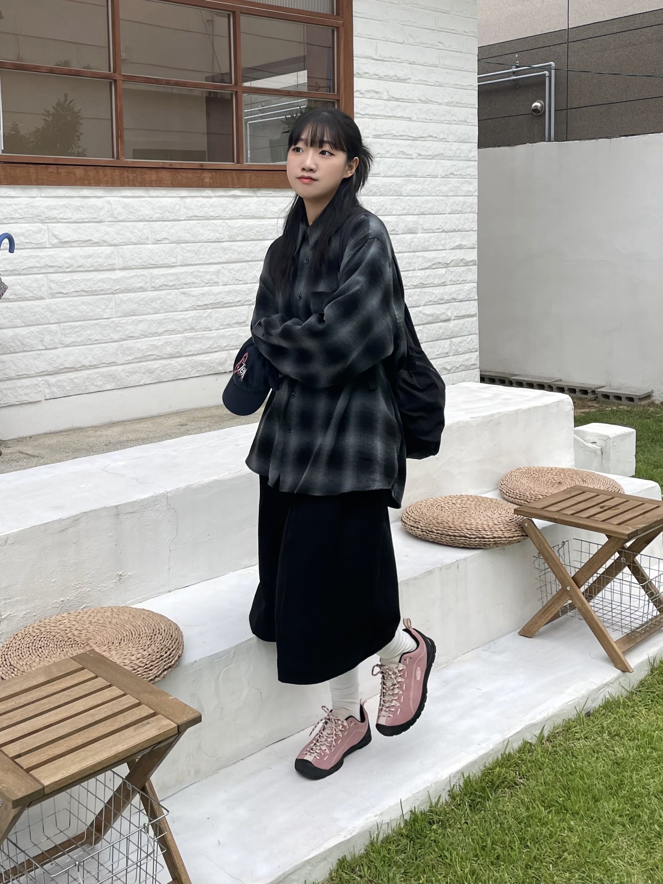Keen Jasper Women Nostalgia Rose/Birch 착용 스타일 - 1