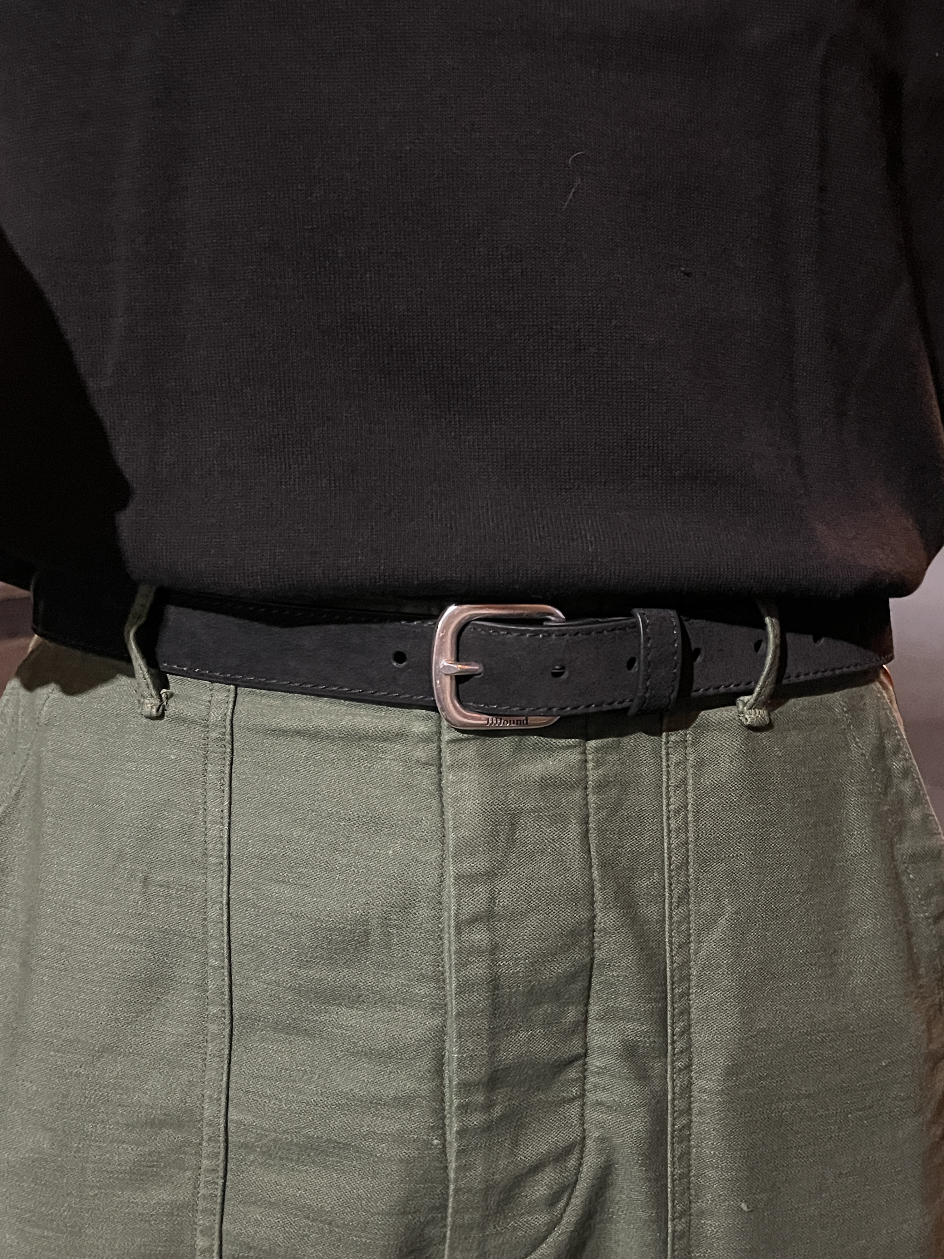 Levi's x JJJJound Belt Black 착용 스타일 - 1
