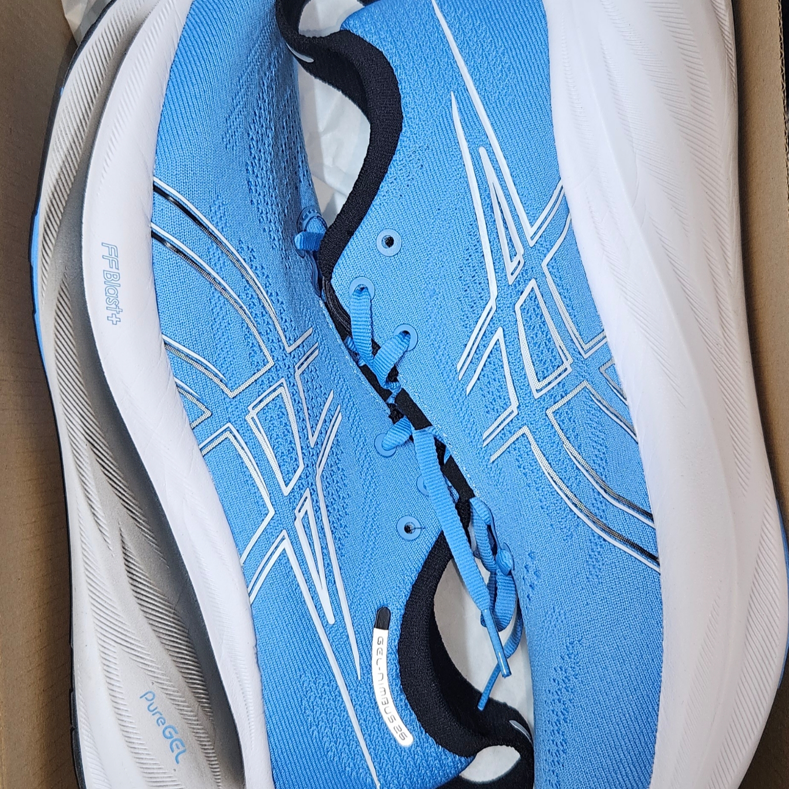 Asics Gel-Nimbus 26 Waterscape Black 착용 스타일
