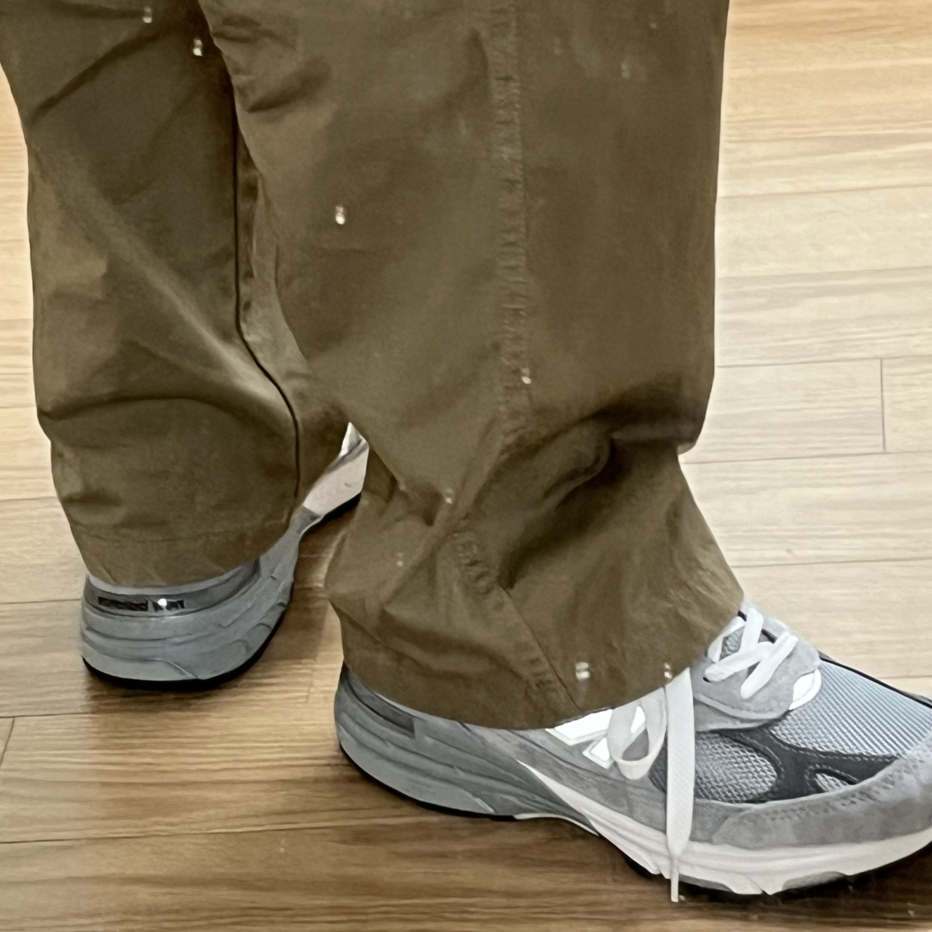 New Balance 993 Made in USA Grey - D Standard 착용 스타일 - 3