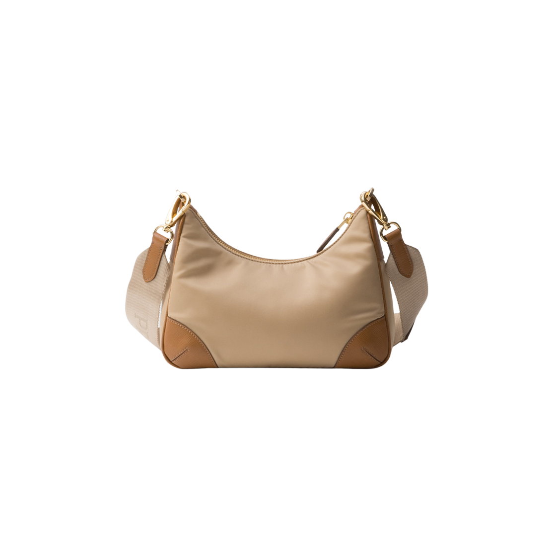 Prada Re-Edition 2005 Re-Nylon and Saffiano Leather Bag Camel Caramel 상세 이미지 3