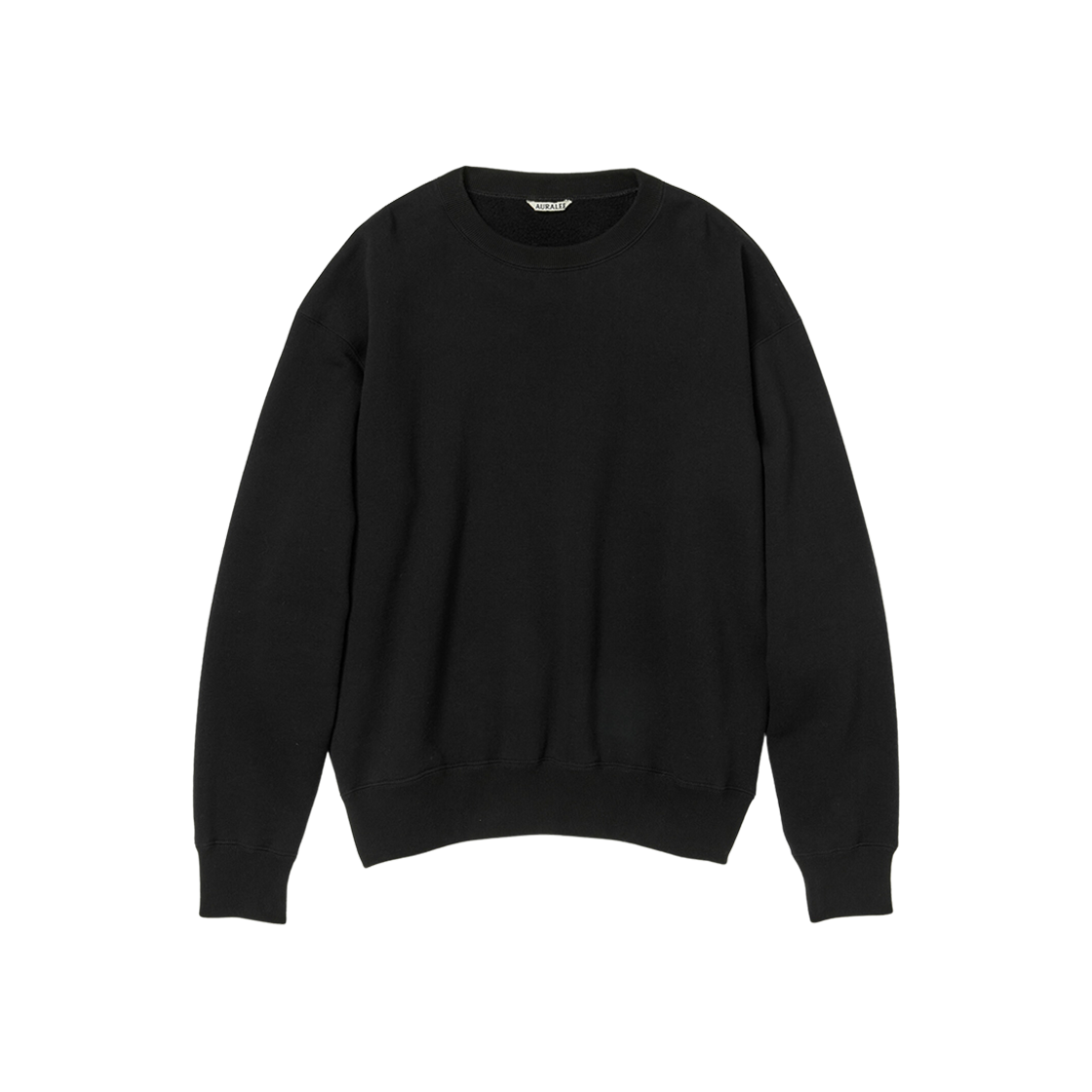 Auralee Smooth Soft Sweat P/O Black 상세 이미지 1