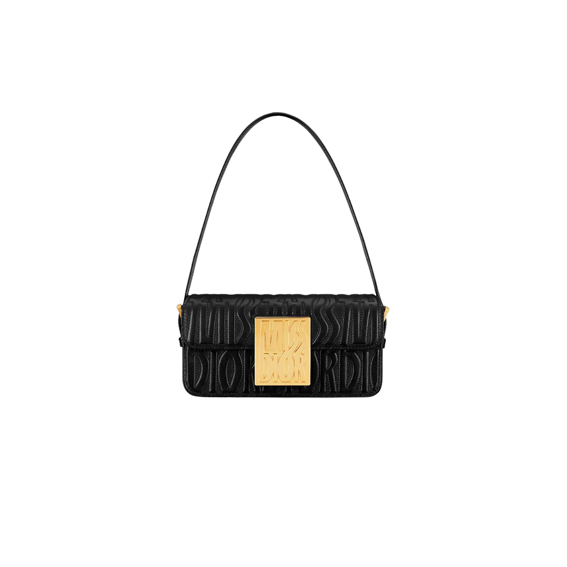 Dior Miss Flap Bag Black Quilted Miss Dior Allover Calfskin 상세 이미지 1