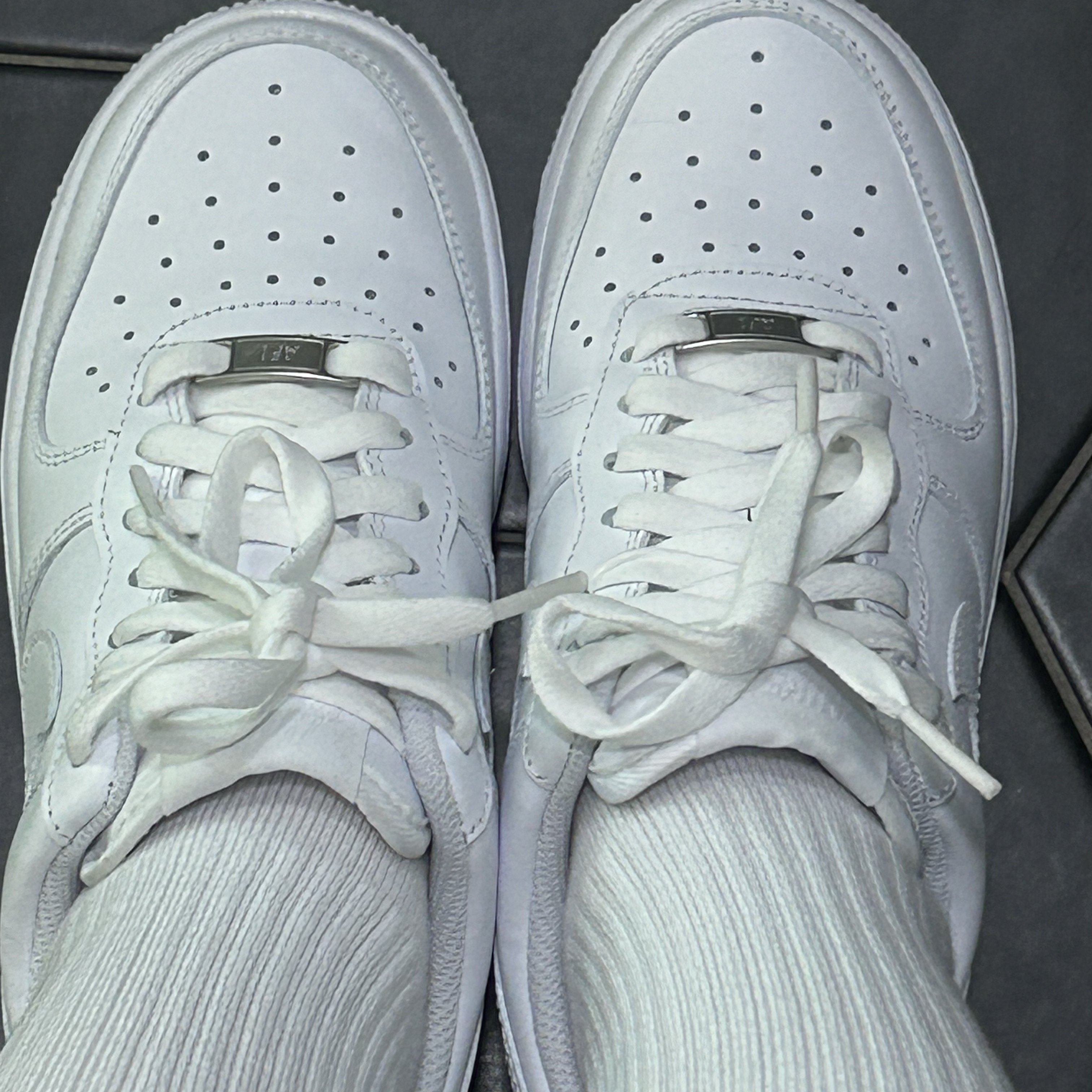 (W) Nike Air Force 1 '07 Low White 착용 스타일
