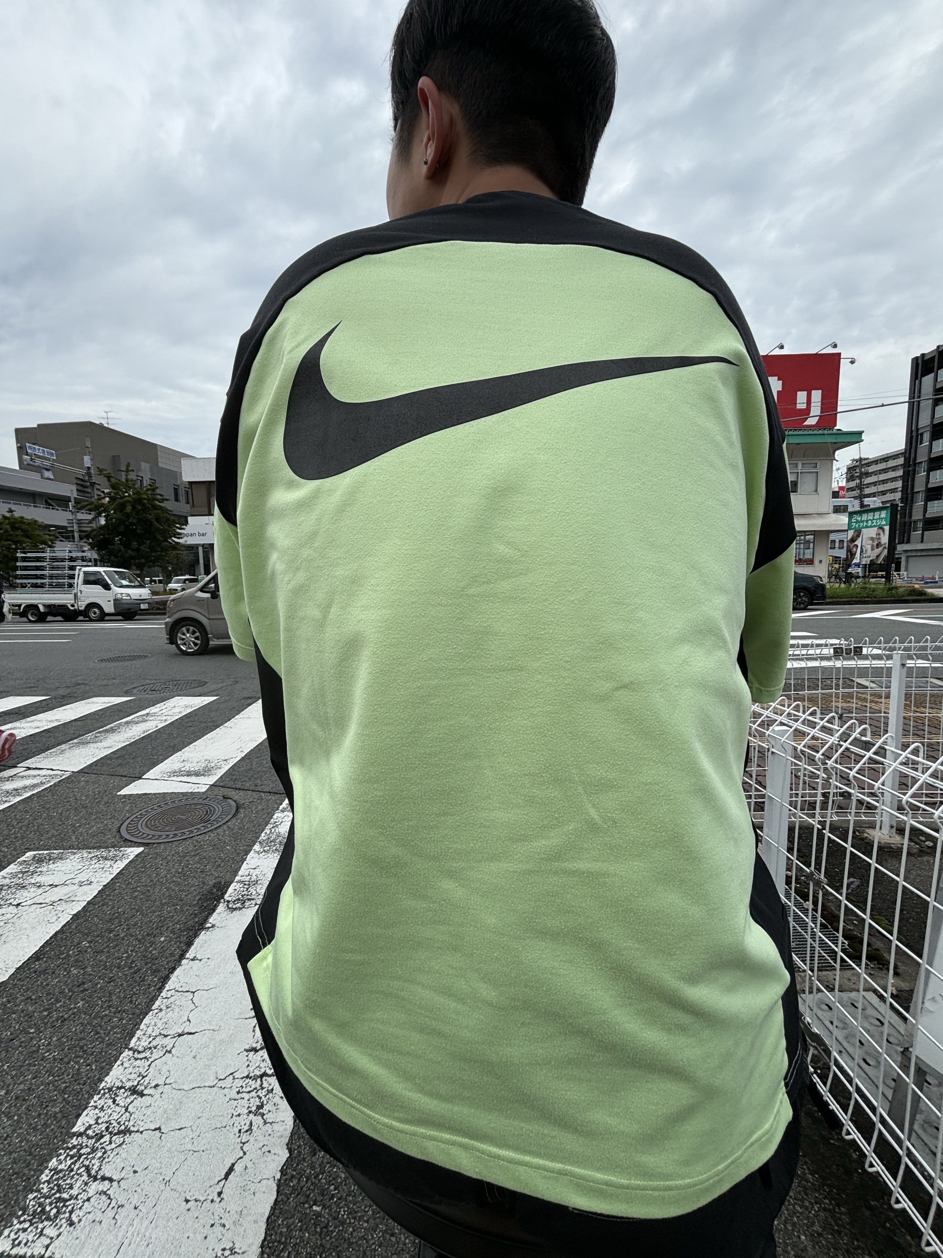 Nike x Ambush NRG Short Sleeve T-Shirt Ghost Green Black - Asia 착용 스타일 - 1