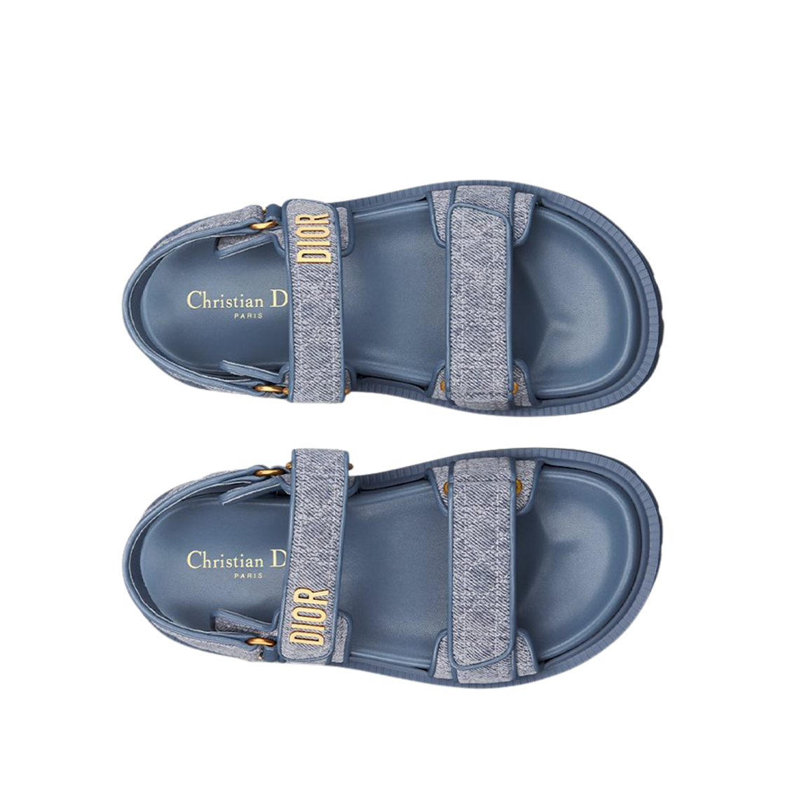 (W) Dior Act Sandal Blue Cannage Denim 상세 이미지 2