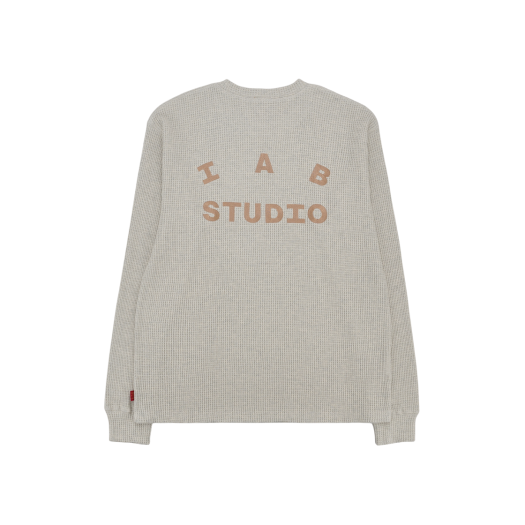 【IAB STUDIO】 IAB Studio Long Sleeve Choco Cream 아이앱 스튜디오 롱슬리브 초코 크림 | IAB Studio | KREAM