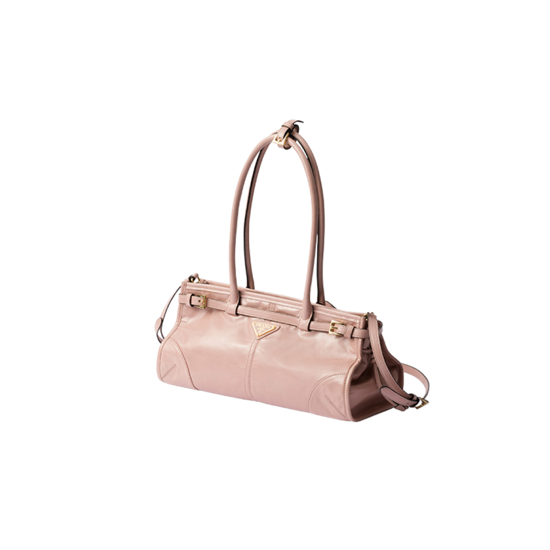 Prada Medium Leather Handbag Lily of the Valley 상세 이미지 2