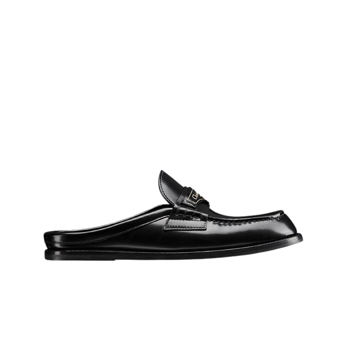 KDB920ACA-S900 (W) Dior Boy Mule Black Brushed Calfskin