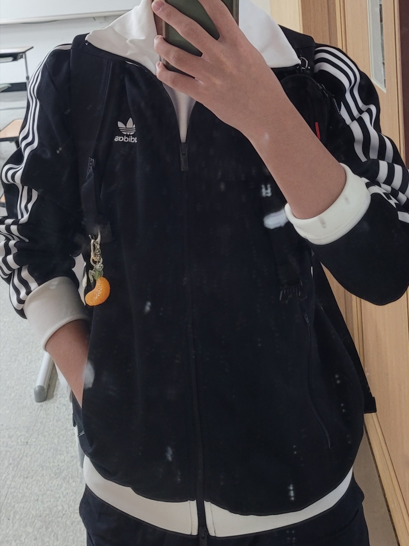 Adidas Adicolor Classics Beckenbauer Track Jacket Black - KR Sizing 착용 스타일