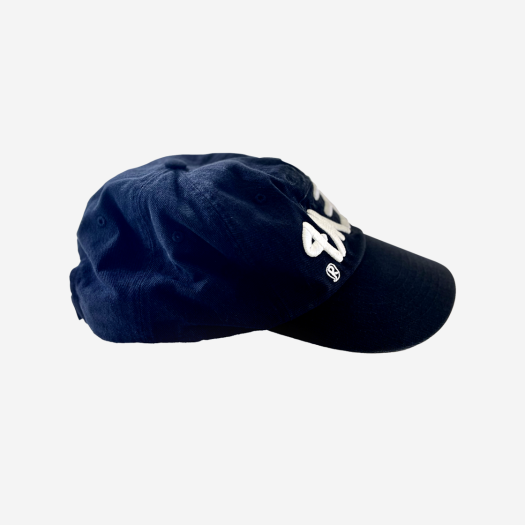 TU23BC1BL Temporary Universe Washed Logo Ball cap Black
