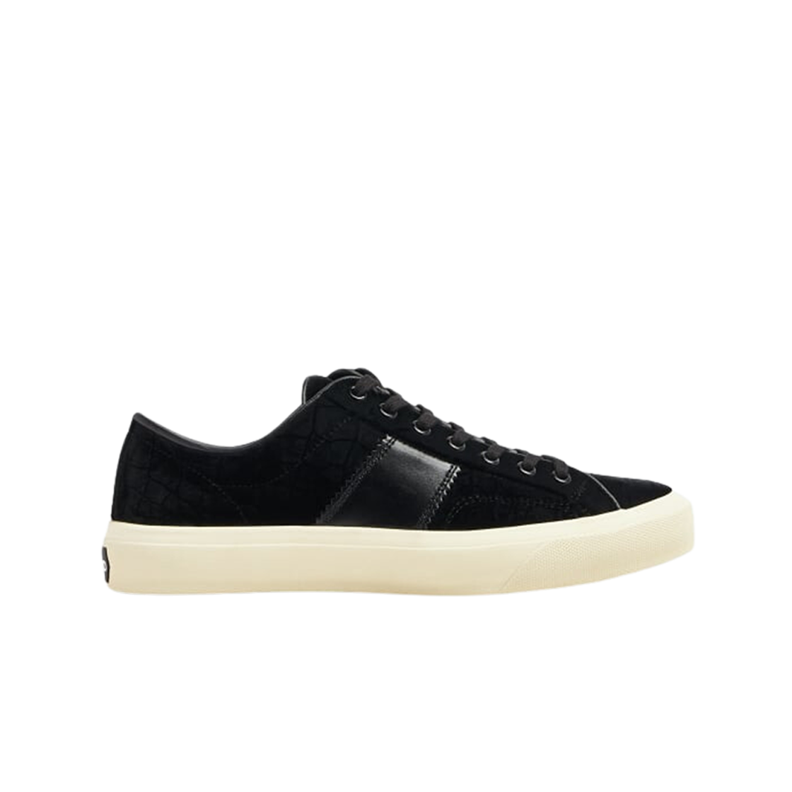 J0974-TVE066L-3NW02 Tom Ford Suede Cambridge Sneakers Black