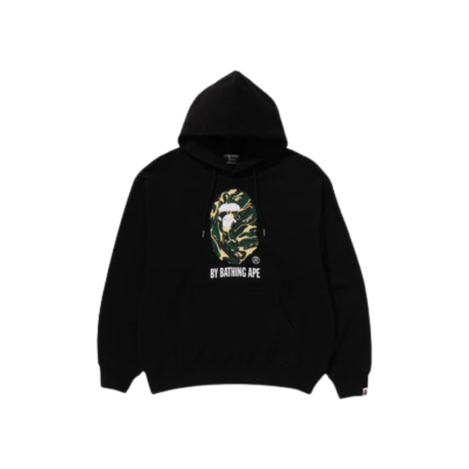 BAPE Marbling Camo By Bathing Ape Relaxed Fit Pullover Hoodie Black