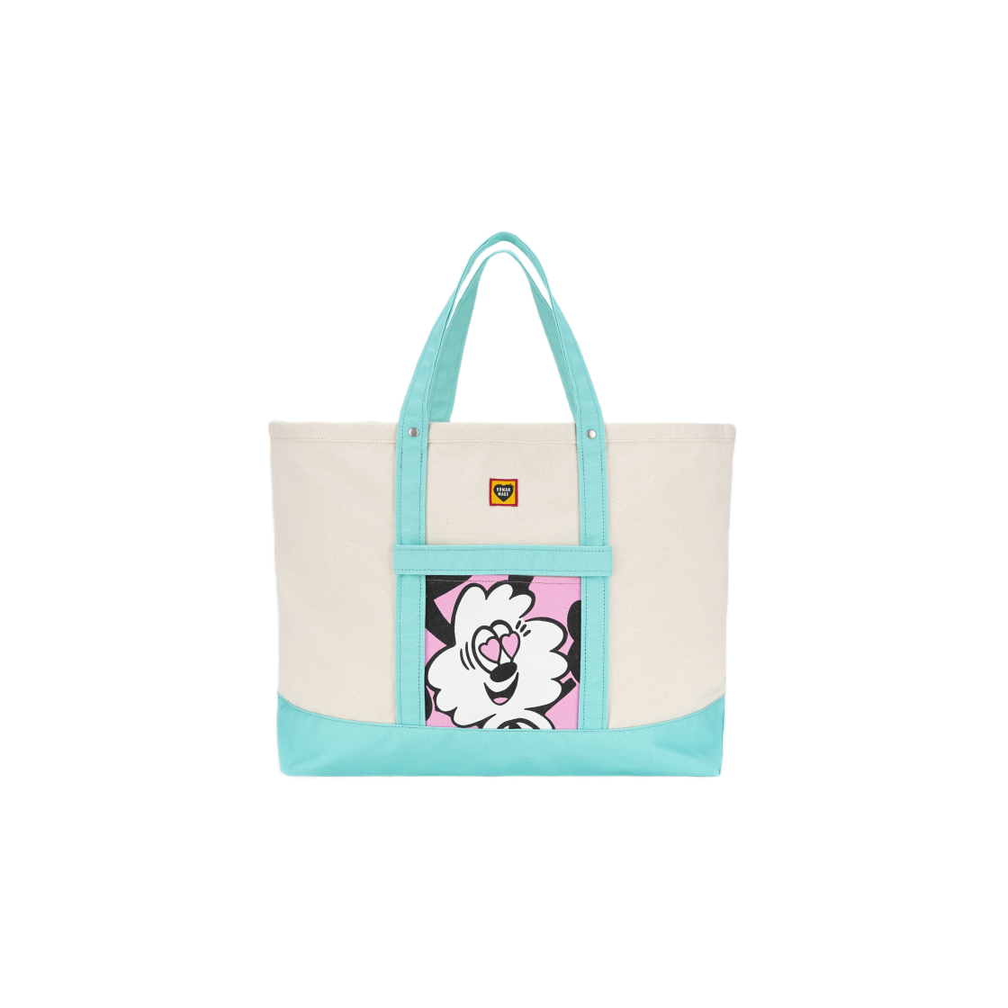 【Human Made x Verdy】Canvas Tote Bag Seoul Store Exclusive 휴먼메이드 x 베르디 캔버스 토트백 화이트 - 서울 스토어 한정