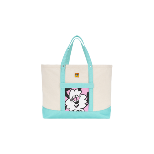 Human Made x Verdy Canvas Tote Bag White - Seoul Store Exclusive