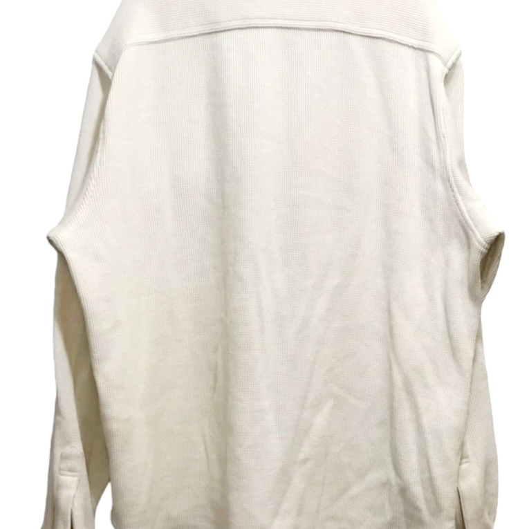 Palace Waffle Shirt Off White - 24SS 착용 스타일 - 2