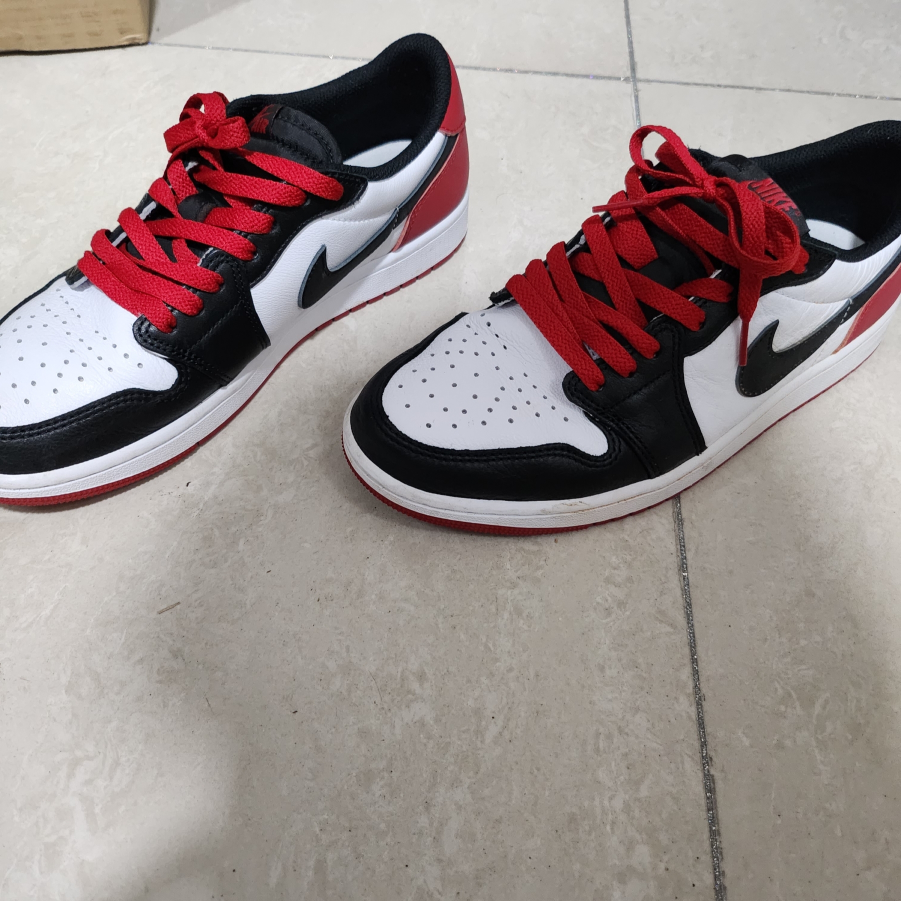 Jordan 1 Retro Low OG Black Toe 착용 스타일