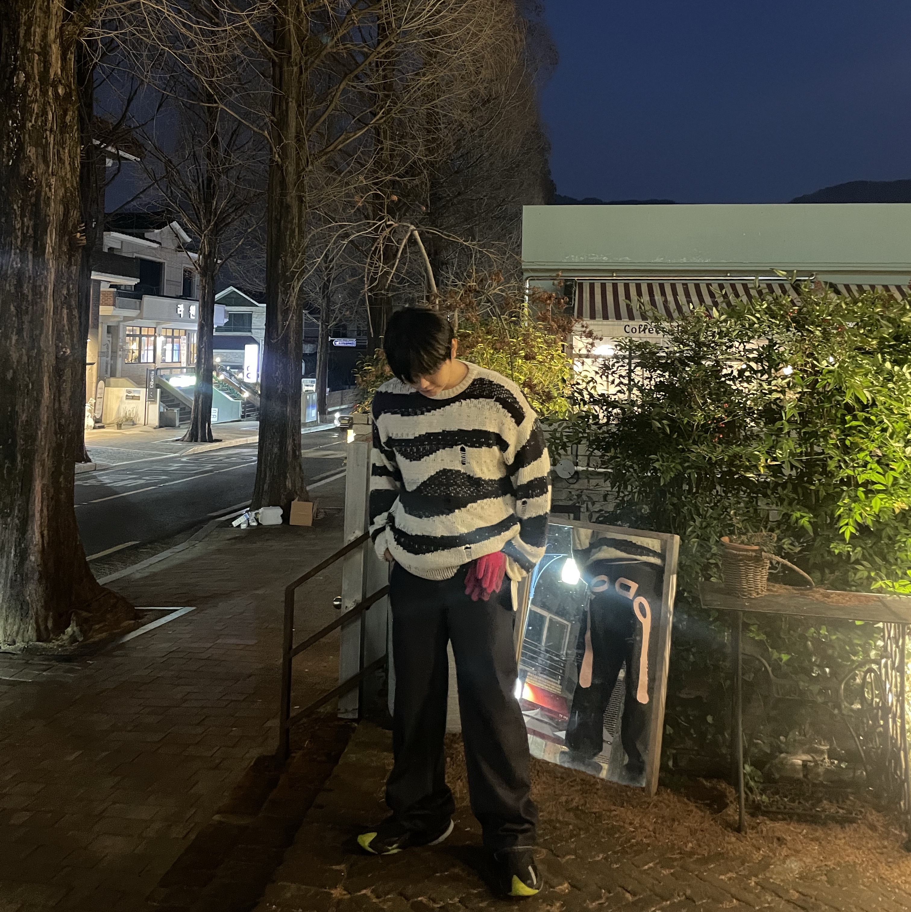Converse x A-Cold-Wall Aeon Active CX Black 착용 스타일