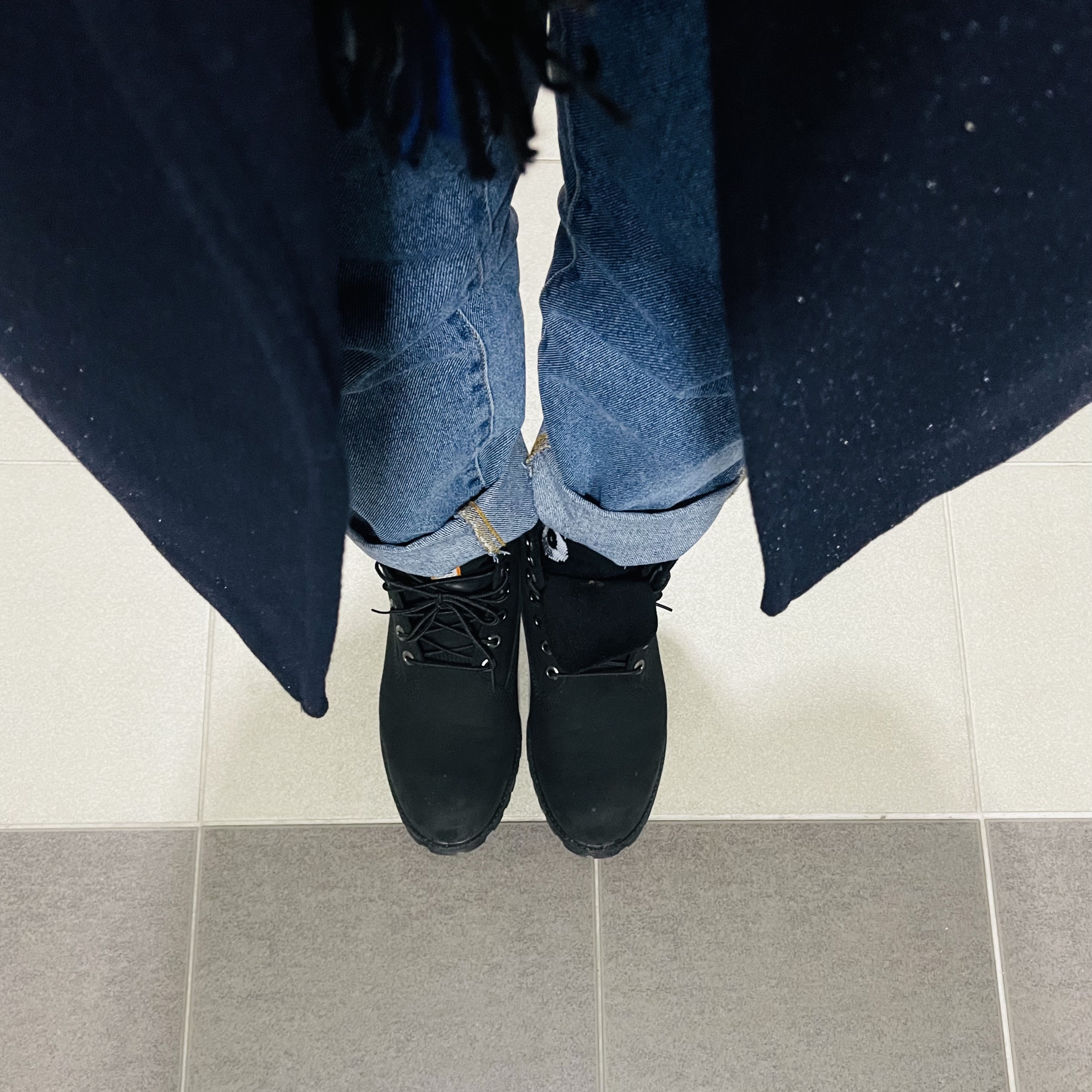 Timberland Premium 6 inch Waterproof Boot Black Nubuck - Wide 착용 스타일