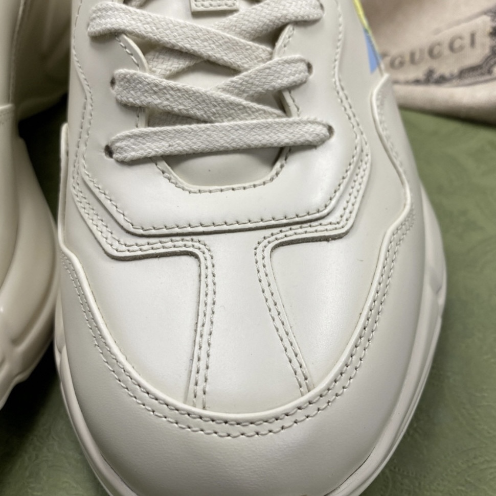Gucci Rhyton Star Print Sneakers Ivory 착용 스타일 - 7