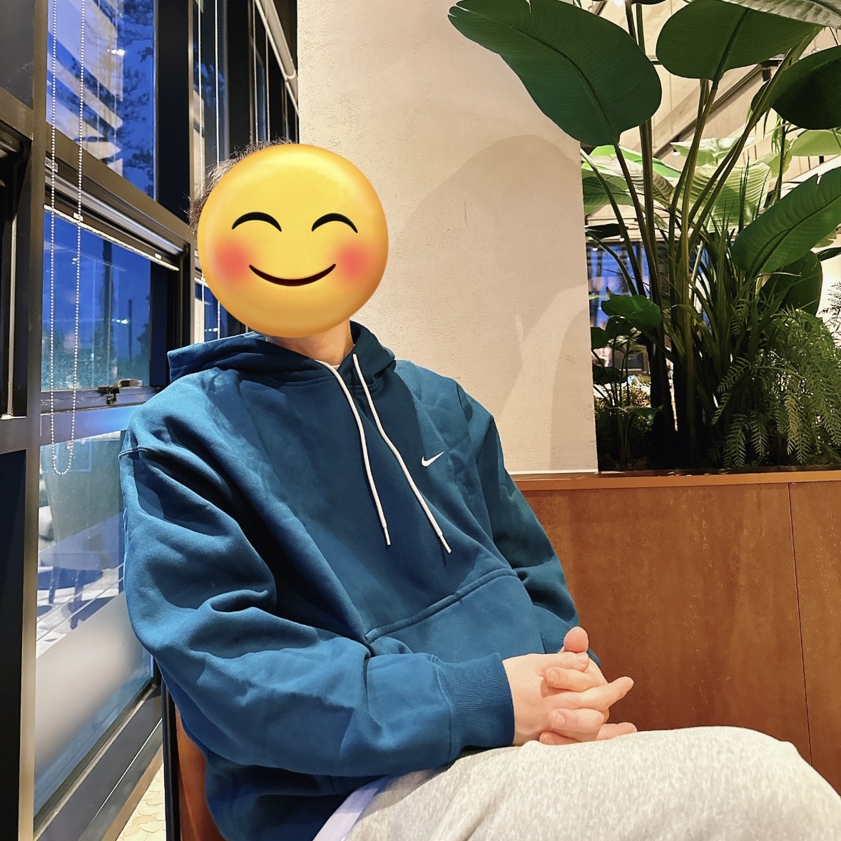 Nike NRG Solo Swoosh Fleece Hoodie Valerian Blue - Asia 착용 스타일