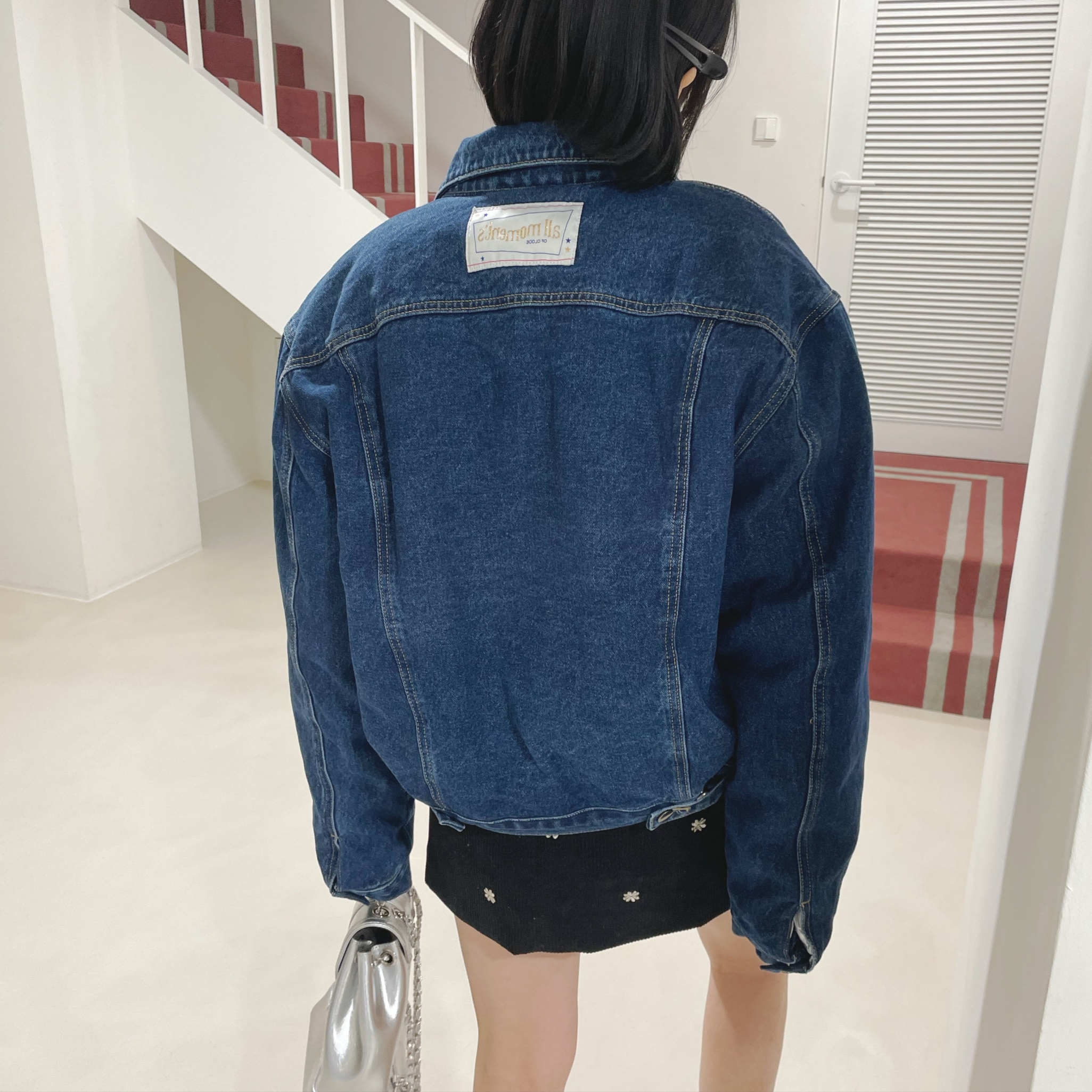 Cardinal Red Hawoo-A Bag Silver, Maison Mihara Yasuhiro Peterson OG Sole Canvas Low Sneakers Black 착용 스타일 - 2