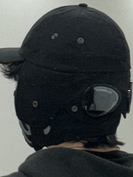 Palace x C.P. Company Goggle Ear Flap P-Cap Black - 23FW, Supreme Windstopper Facemask Black - 23FW 착용 스타일 - 2