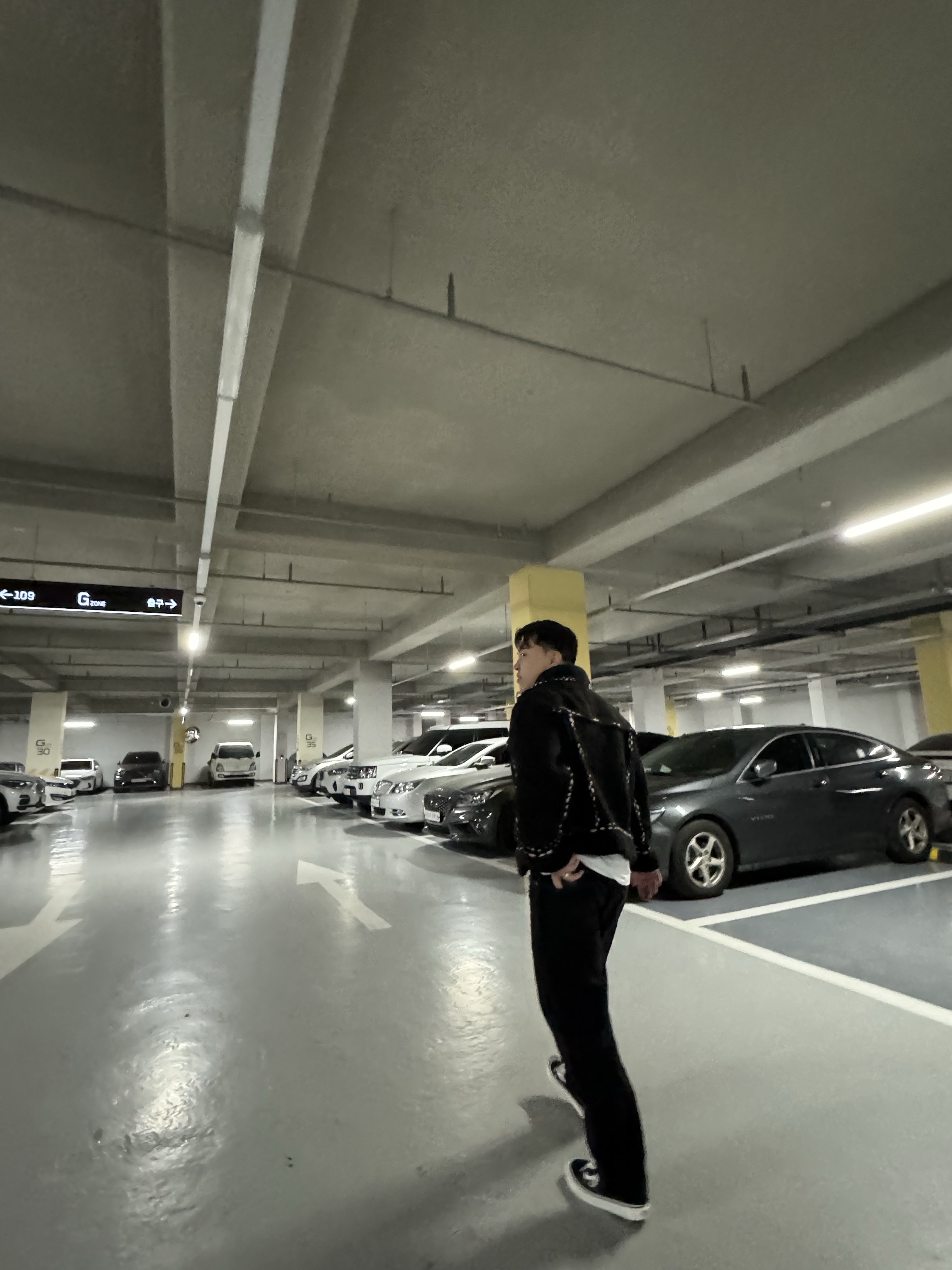 Kapital Wool Hand Knit Cowichan G Jean Black 착용 스타일 - 2
