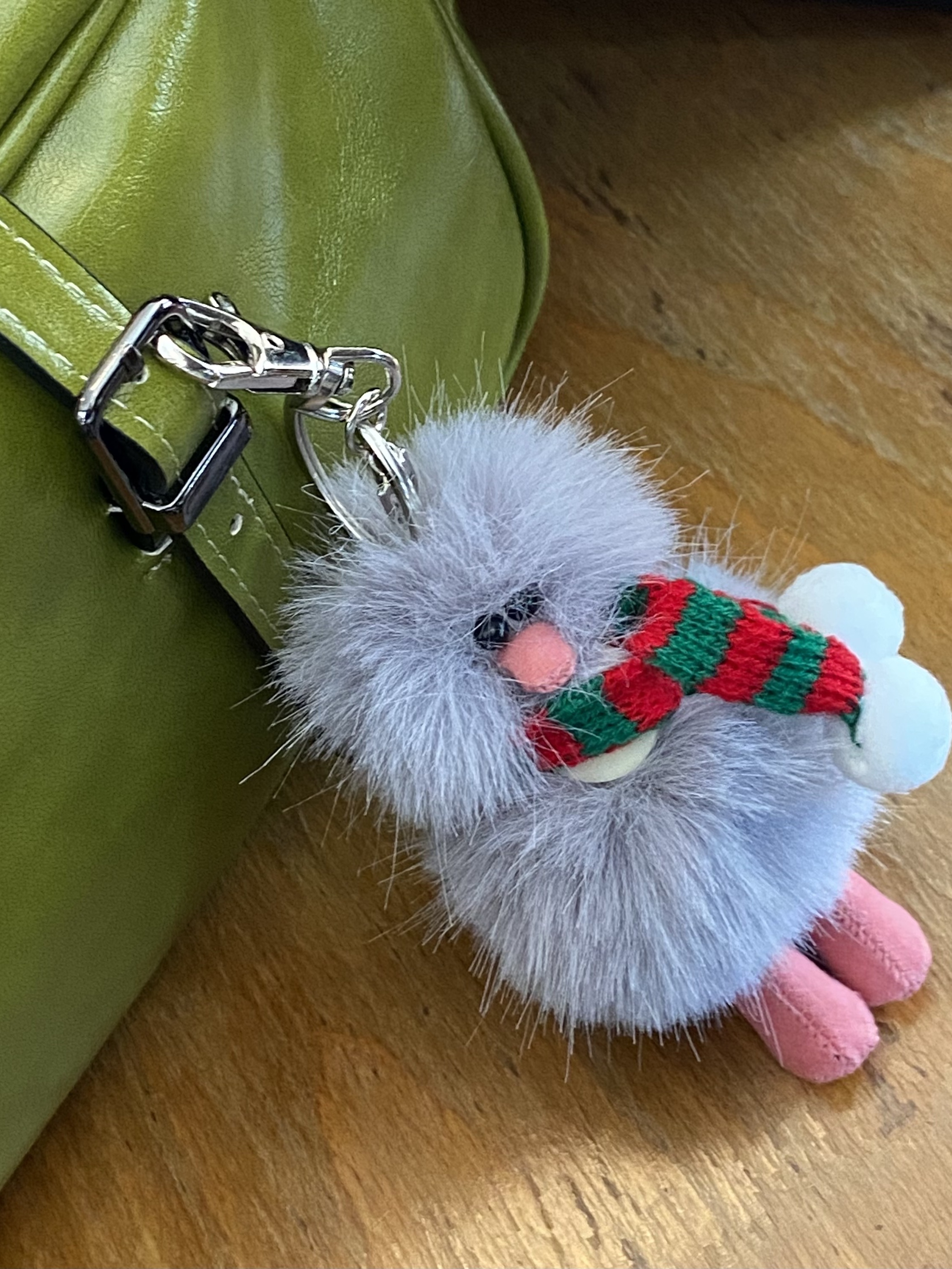 Adidas Superstar Core Black White, Cosymosy Mini Bird Keyring Blue Grey - Renewal Ver. 착용 스타일 - 5