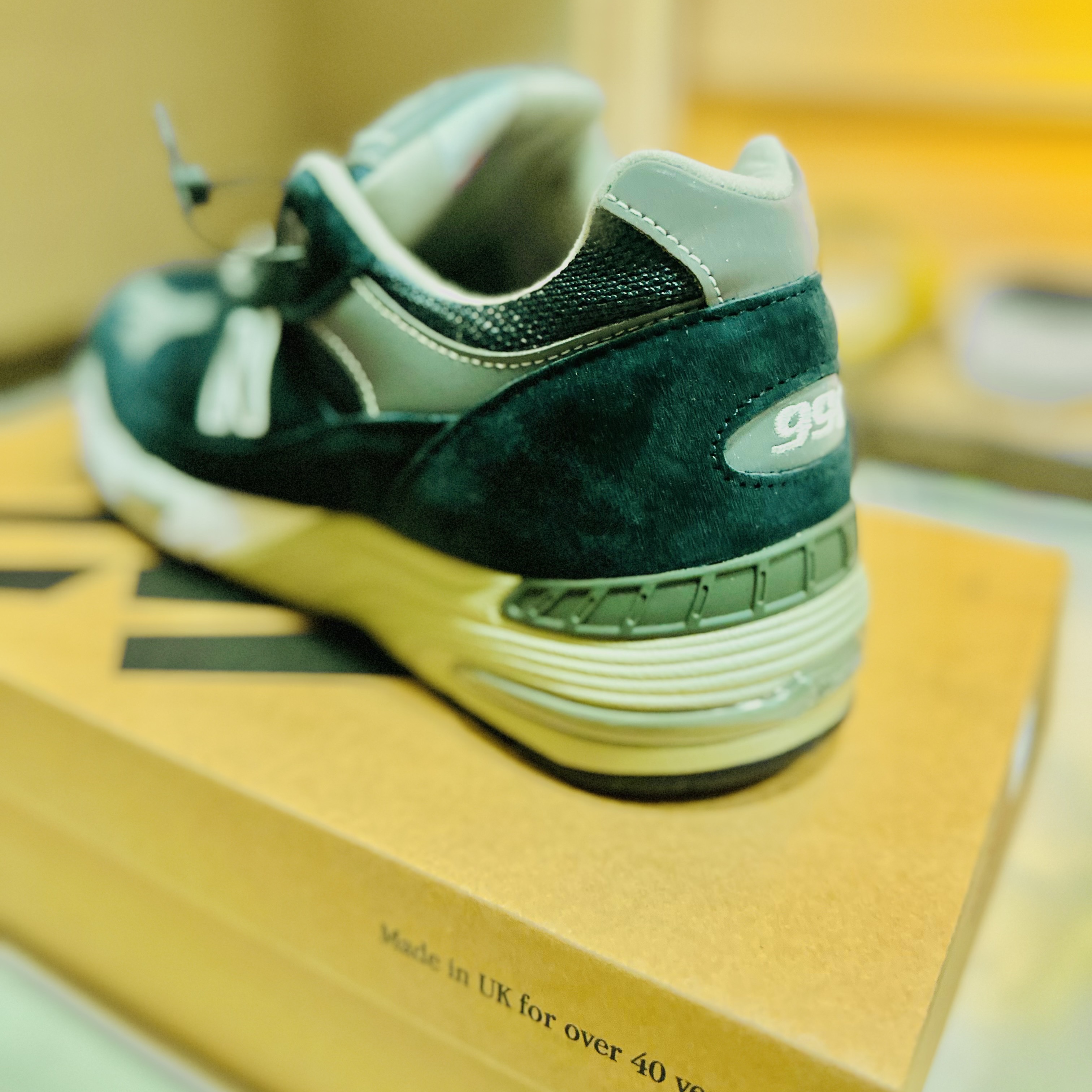New Balance 991 Made in UK Navy 착용 스타일 - 2