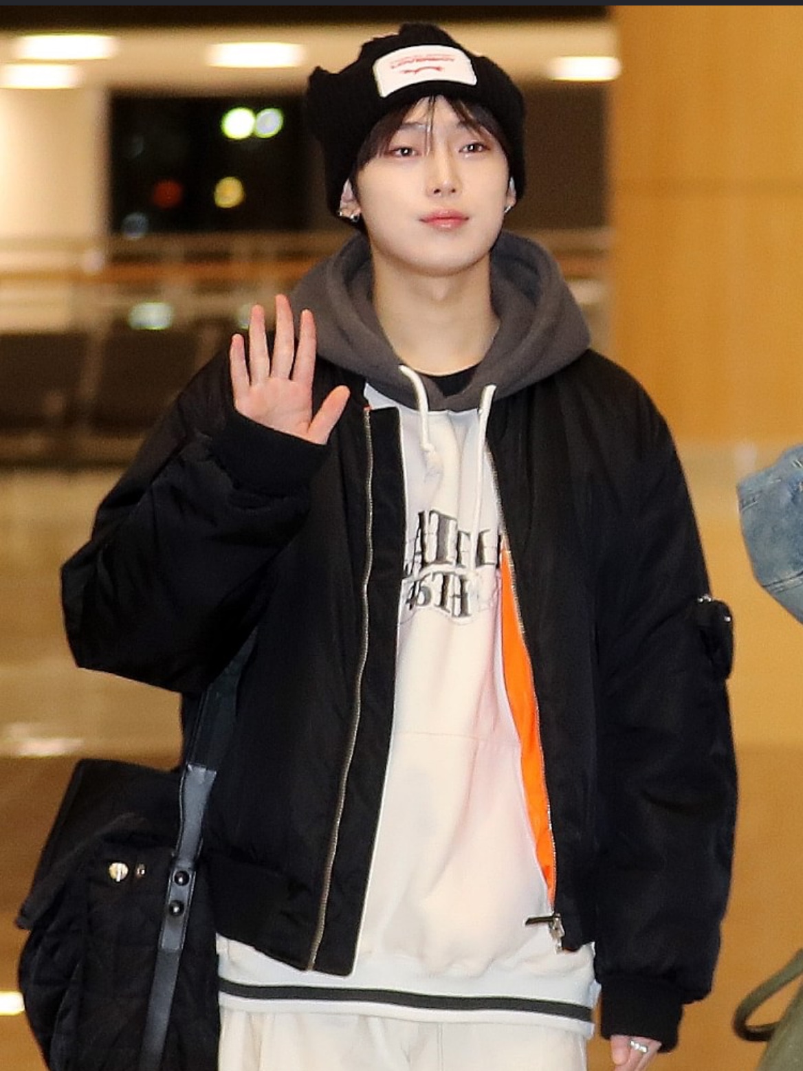 Charles Jeffrey Loverboy Chunky Ears Beanie Black 착용 스타일