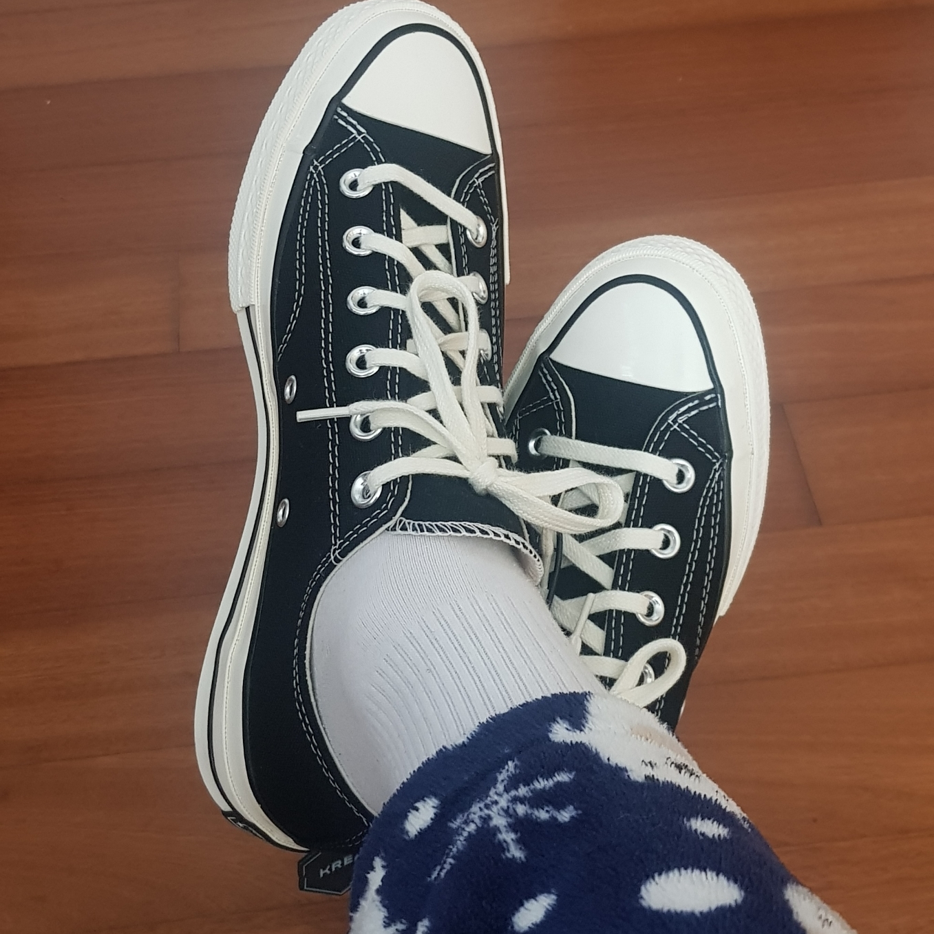 Converse Chuck 70 Ox Black - Standard 착용 스타일