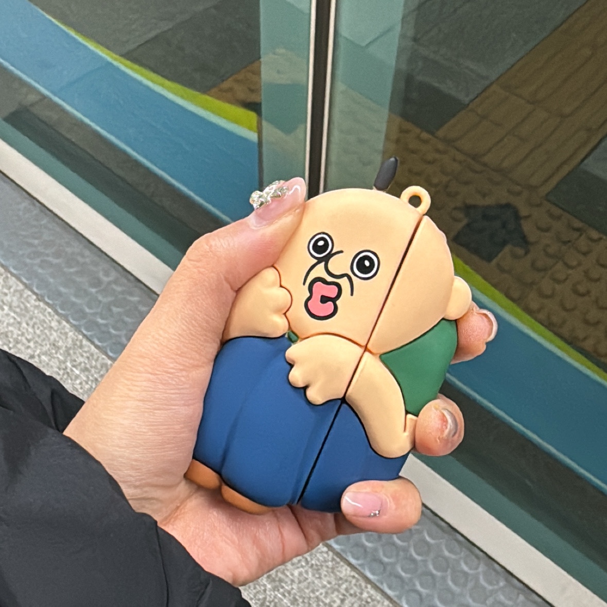 Bbangbbang Crouch Airpods Pro 2nd Gen Case 착용 스타일