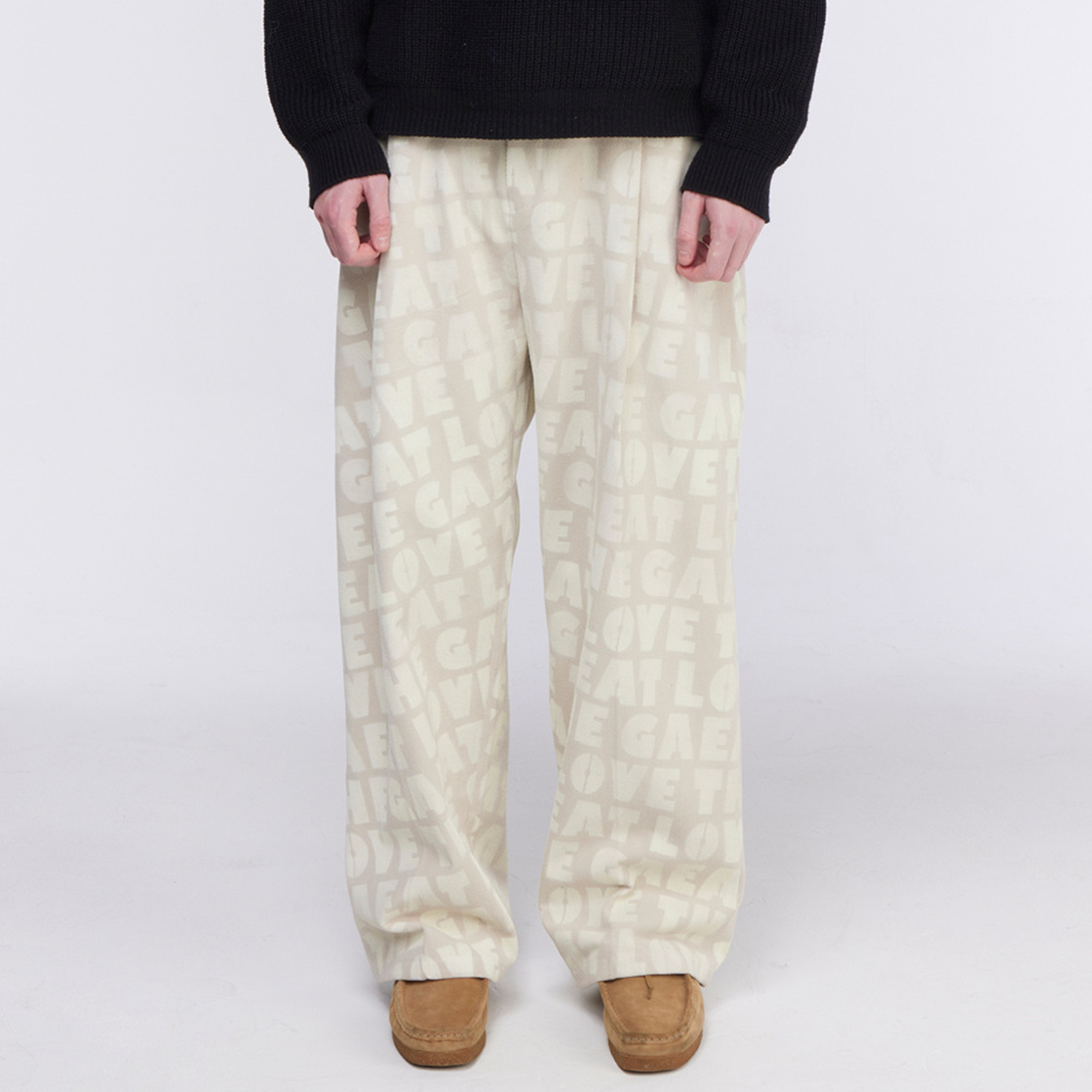 더그레이티스트 페인팅 코튼 팬츠 아이보리(The Greatest Painting Cotton Pants Ivory) - 2