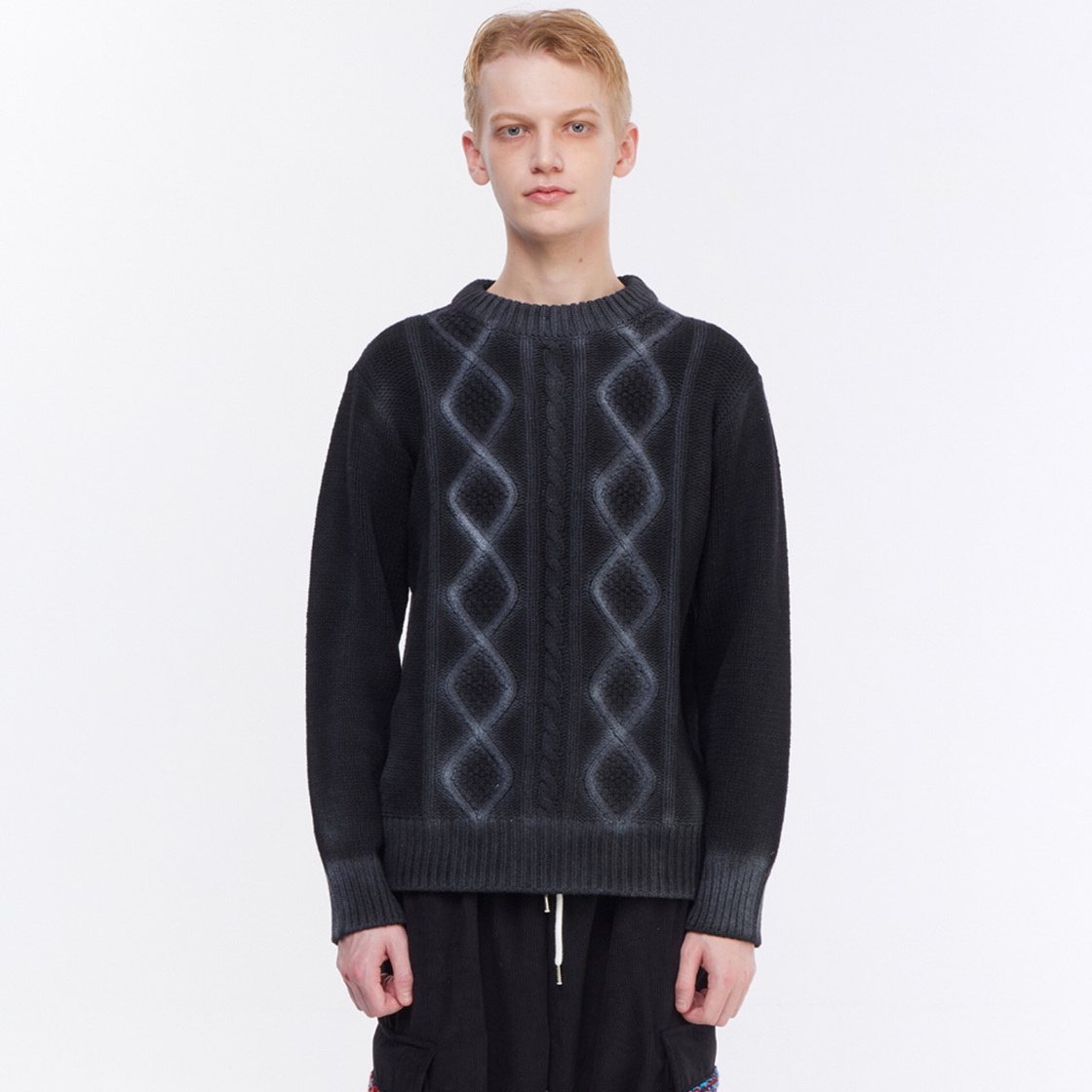 더그레이티스트 헤비 케이블 니트 블랙(The Greatest Heavy Wool Cable Knit Black) - 2