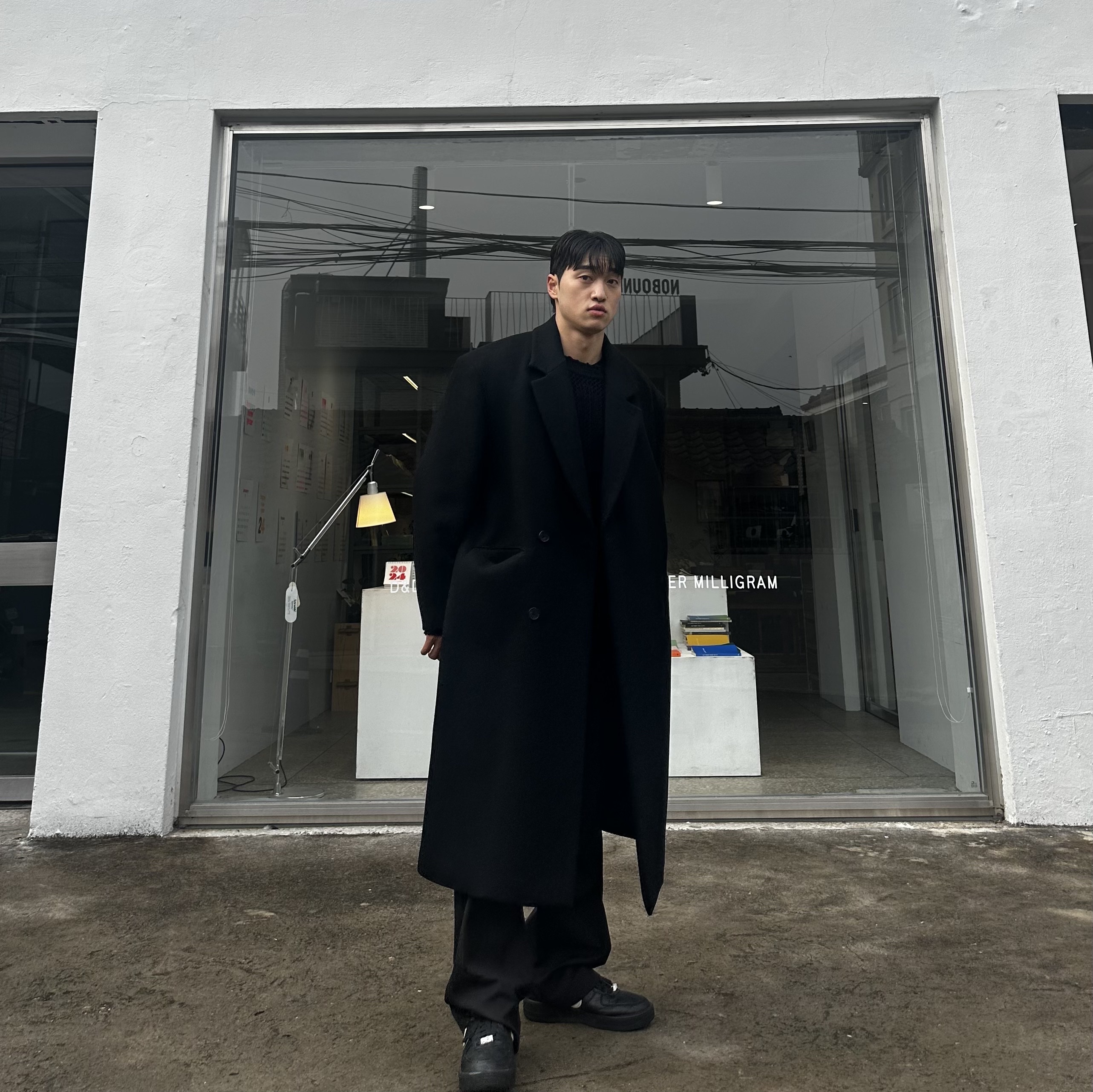 Nike x Ambush Air Force 1 Low SP Black 착용 스타일 - 2