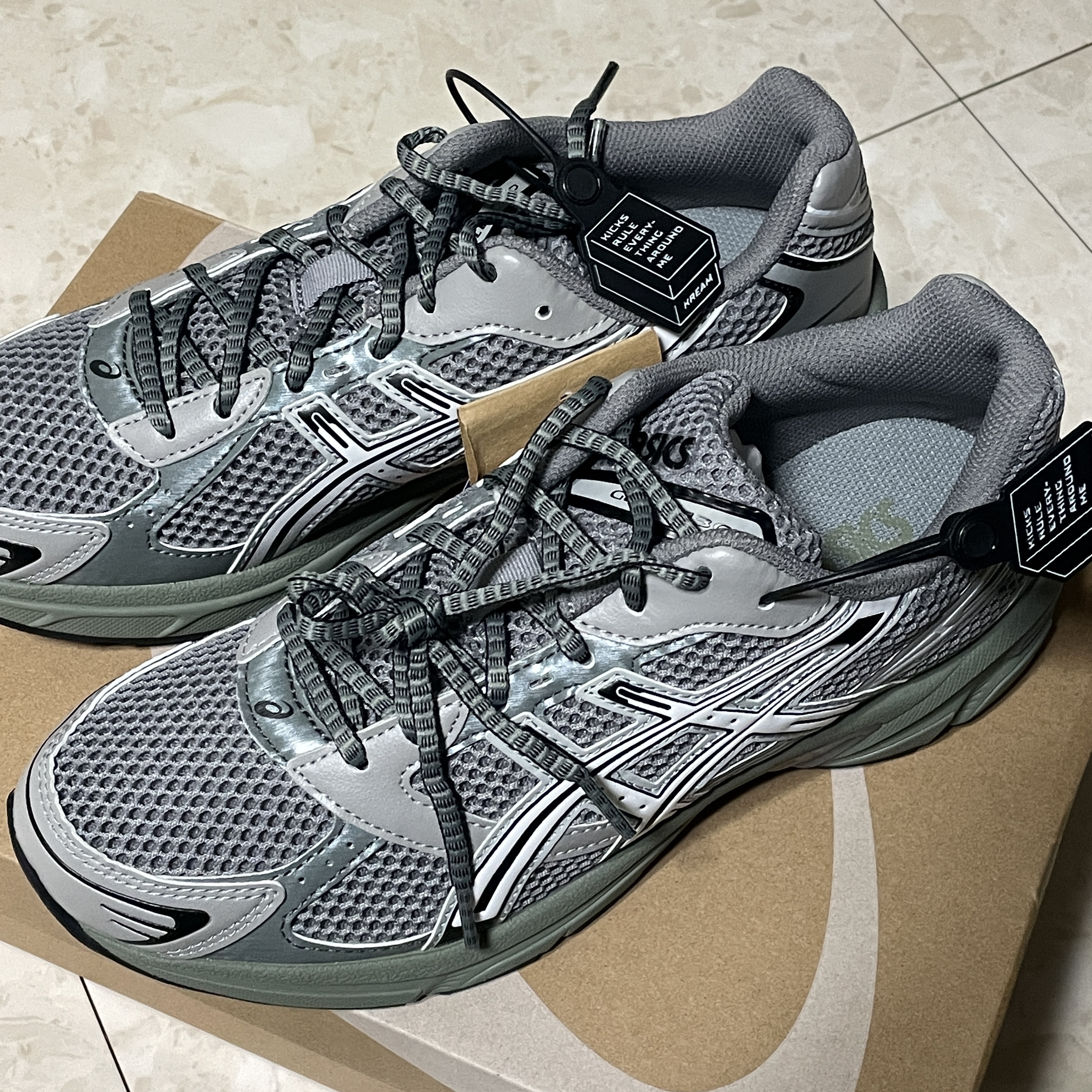 Asics Gel-1130 Wild Dove White - Folder Exclusive 착용 스타일 - 2