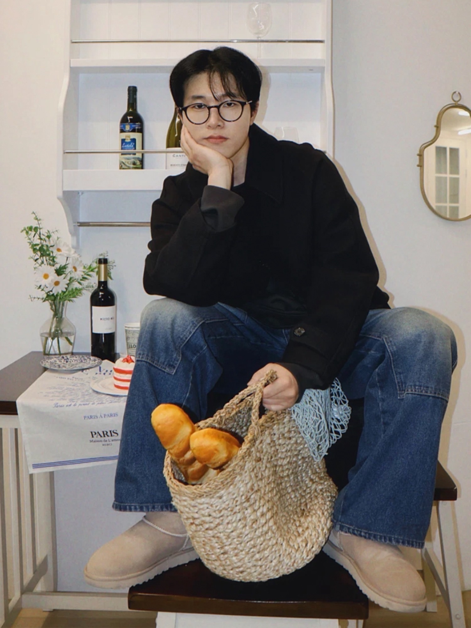 (W) UGG Classic Ultra Mini Boots Sand, Adidas x Sean Wotherspoon Superstar Superearth Black 착용 스타일 - 4