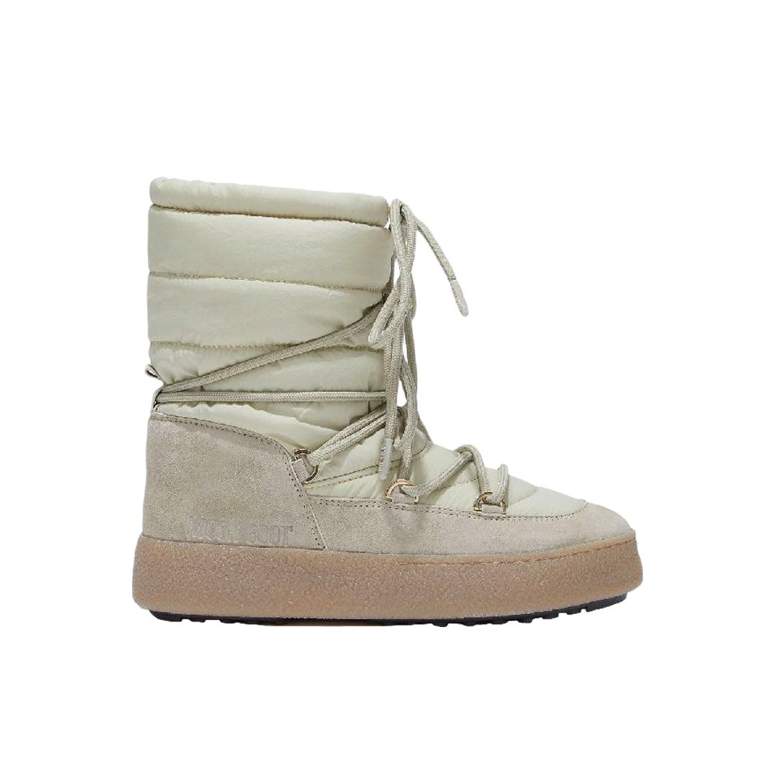 (W) 문부츠 엘트랙 스웨이드 나일론 샌드((W) Moon Boot Ltrack Suede Nylon Sand)