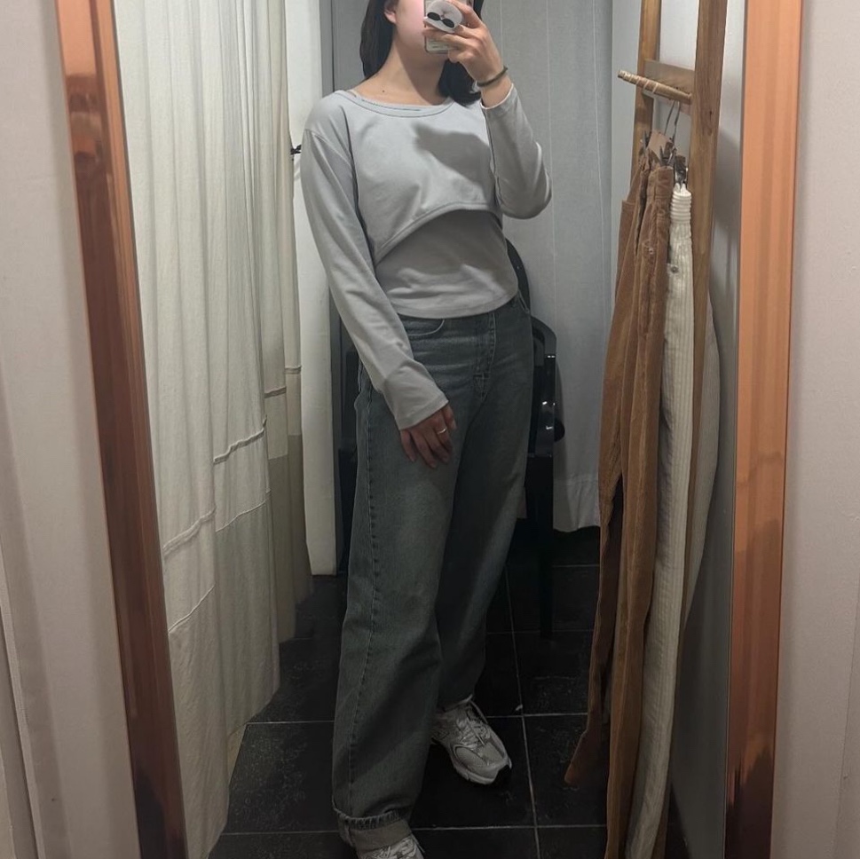 New Balance 530 White Silver 착용 스타일