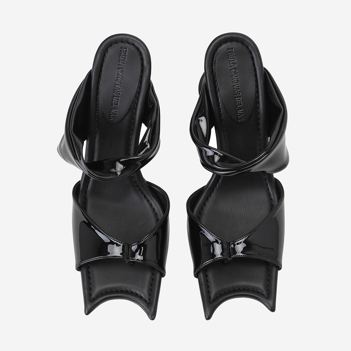 Paula Canovas Del Vas Women Diablo Heel Sandals Black 상세 이미지 3