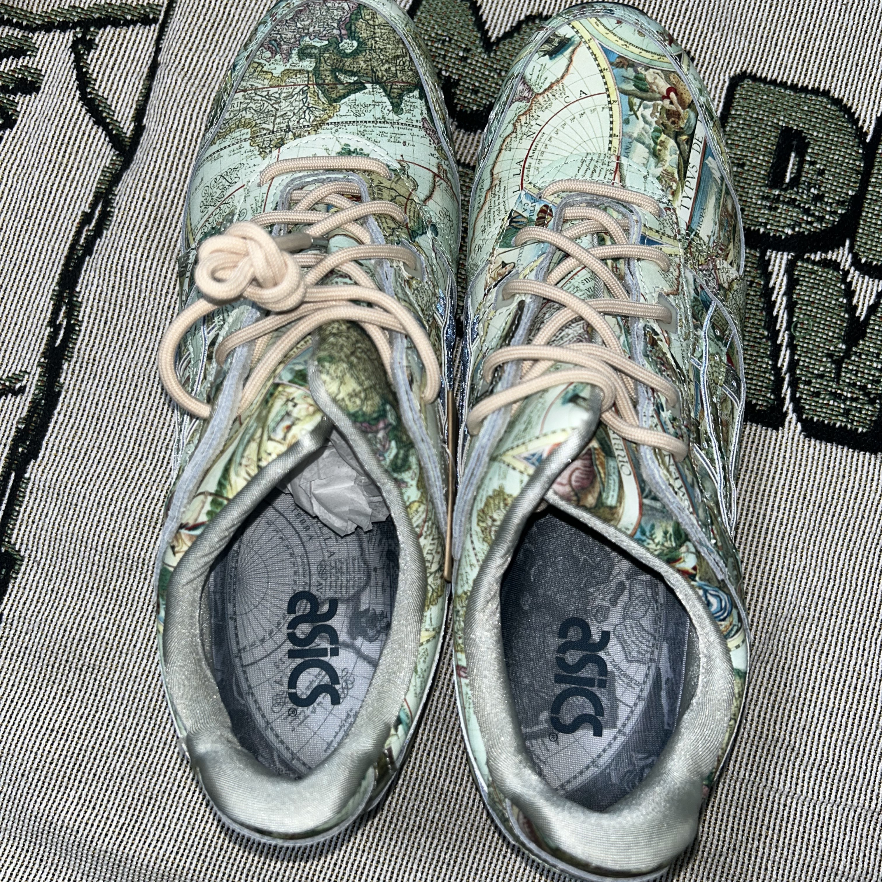 Asics x Atmos Gel-Lyte III Ice Green Midnight Blue 착용 스타일 - 9