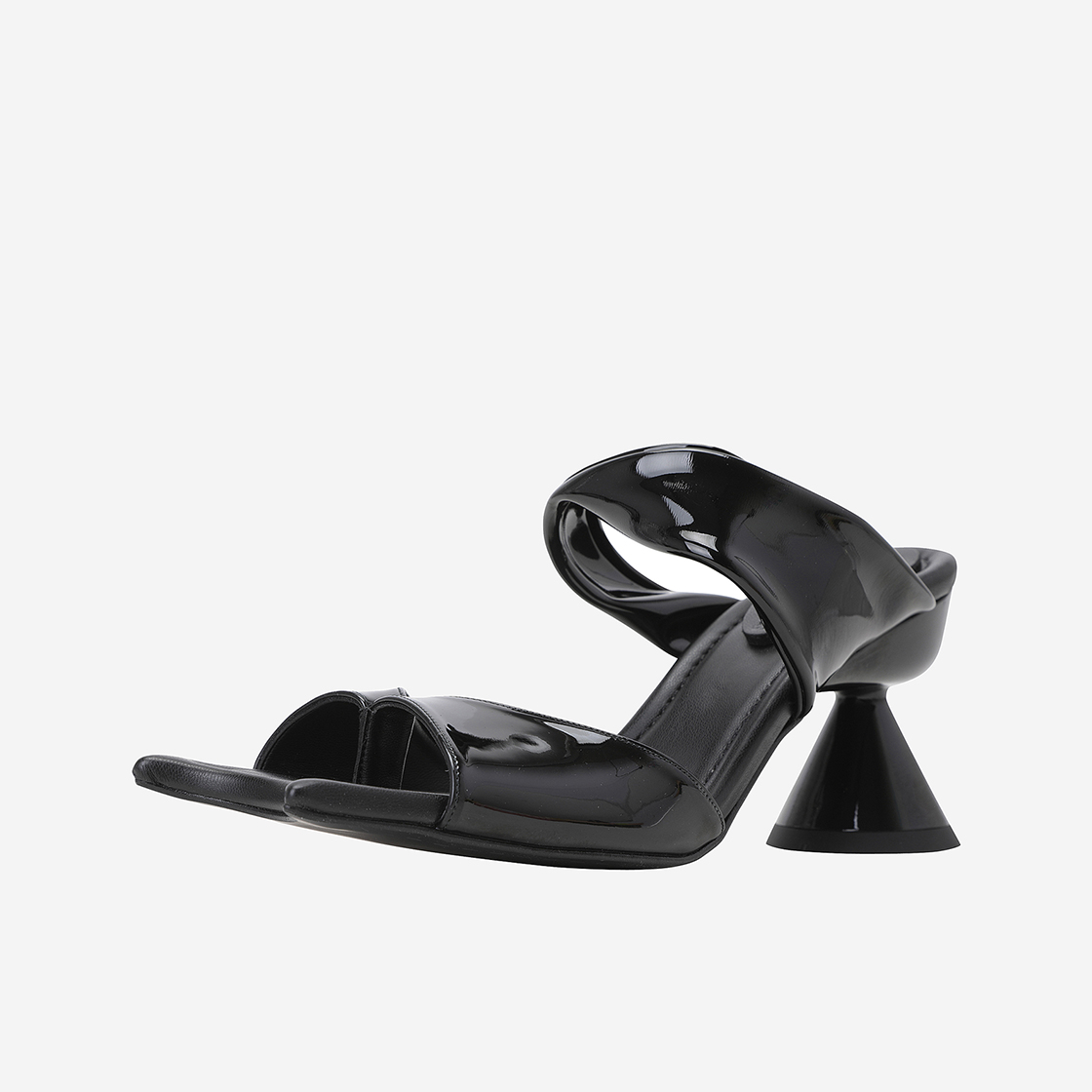 파울라 카노바스 델 바스 우먼 디아블로 힐 샌들 블랙(Paula Canovas Del Vas Women Diablo Heel Sandals Black) - 2
