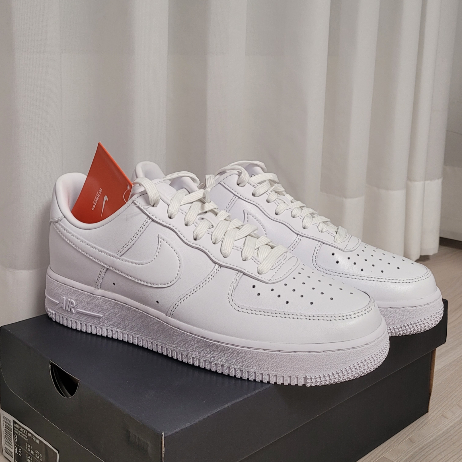 Nike Air Force 1 '07 Fresh White 착용 스타일